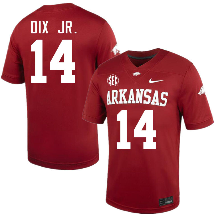 Stephen Dix Jr. Arkansas Jersey,Arkansas Razorbacks #14 Stephen Dix Jr. Jersey Youth-Cardinal